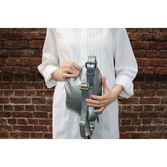 Silver Bum Bag Fanny Bag